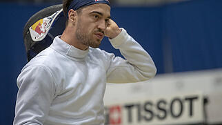 Max Heinzer scheiterte an den EM in Düsseldorf im Einzel in den Sechzehntelfinals