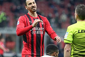 Milans Starstürmer Zlatan Ibrahimovic verschafft seinem Ärger Luft