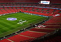 Im Wembley Stadion in London findet am 31. Juli der Final statt. Das Spiel war innert kurzer Zeit ausverkauft und wird für eine Rekordkulisse in England sorgen
