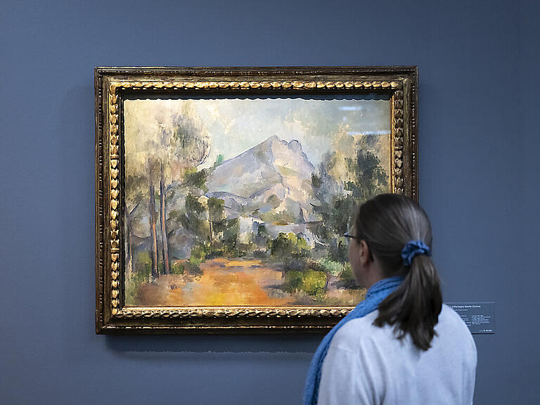 "La Montagne Saint Victoire" von Paul Cezanne ist eines von vielen namhaften Gemälden, die in der Berner Gurlitt-Ausstellung zu sehen sind.