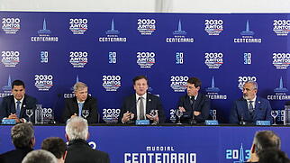 Die Vertreter des südamerikanischen Fussball-Verbandes kündigten in Montevideo die Kandidatur ffür die WM 2030 an