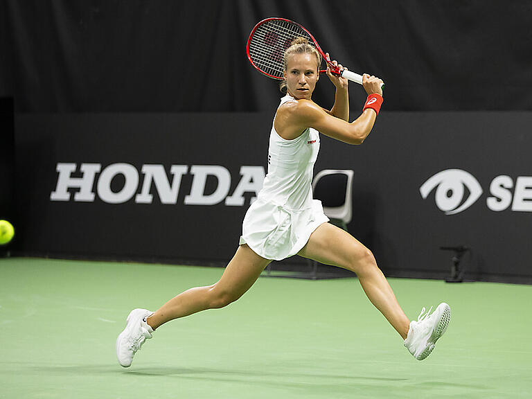 Viktorija Golubic feierte in Biel ihren dritten Schweizer Meistertitel