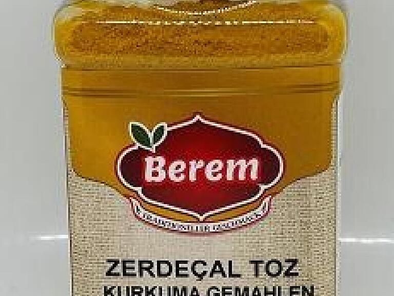 Die gemahlene Kurkuma der Marke Berem enthält gesundheitschädigendes Schimmelgift.