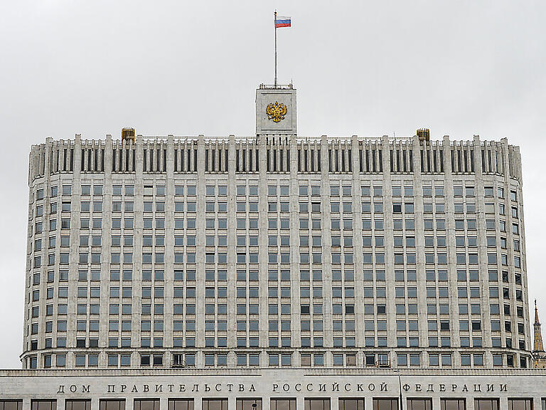 ARCHIV - Das Weiße Haus, das Regierungsgebäude der Russischen Föderation. Foto: Jens Kalaene/dpa-Zentralbild/dpa