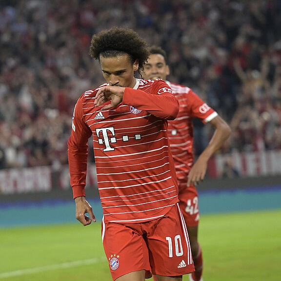 Leroy Sané erzielte das 2:0 für Bayern München